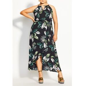 City Chic - Tropical Midnight Maxi